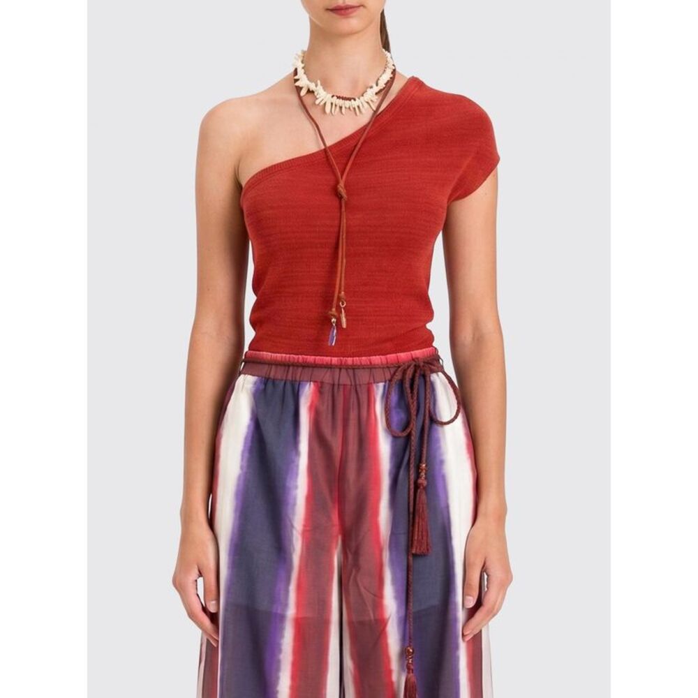 Actitude Twinset Women Cotton Blend One-Shoulder Top Actitude Twinset